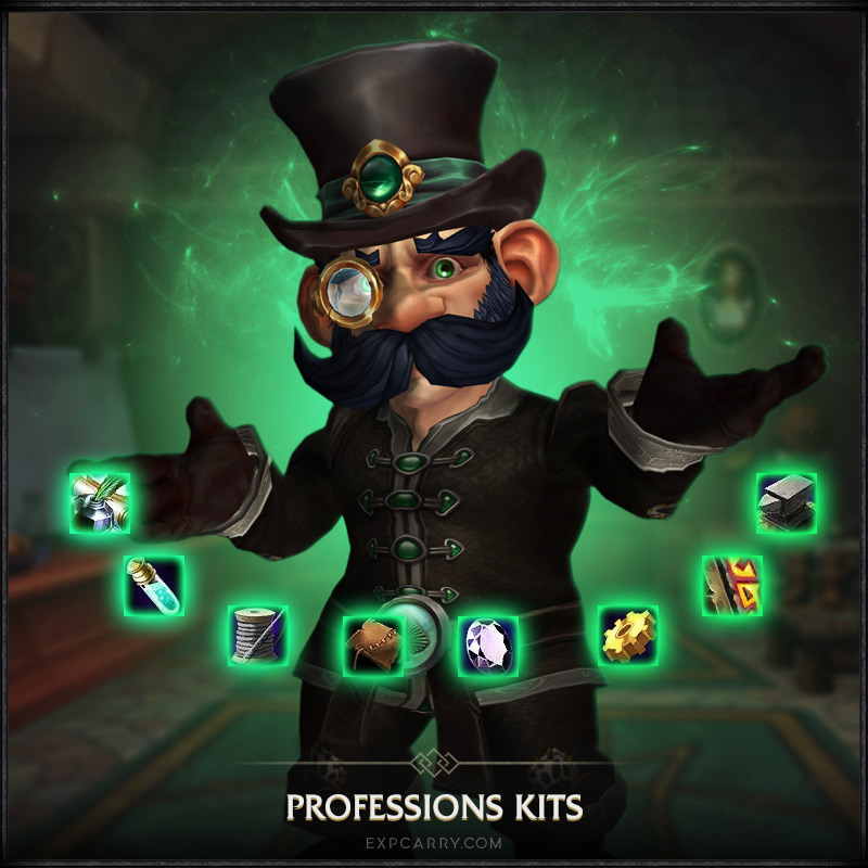 Mop classic professions kits fast 600 skill leveling